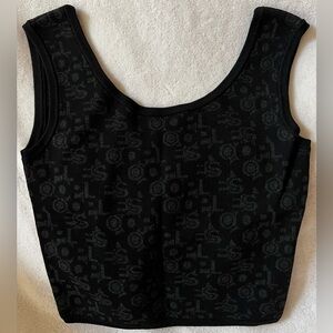 BLACK BRA WITH THE KOOPLES LOGO